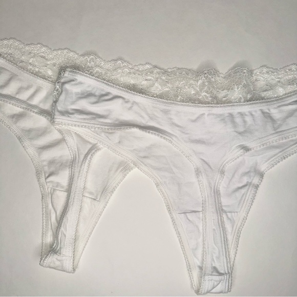 NWOT M&S EU 40 S/M PANTIE UNDERWEAR LINGERIE WHITE NEUTRAL - Picture 7 of 9